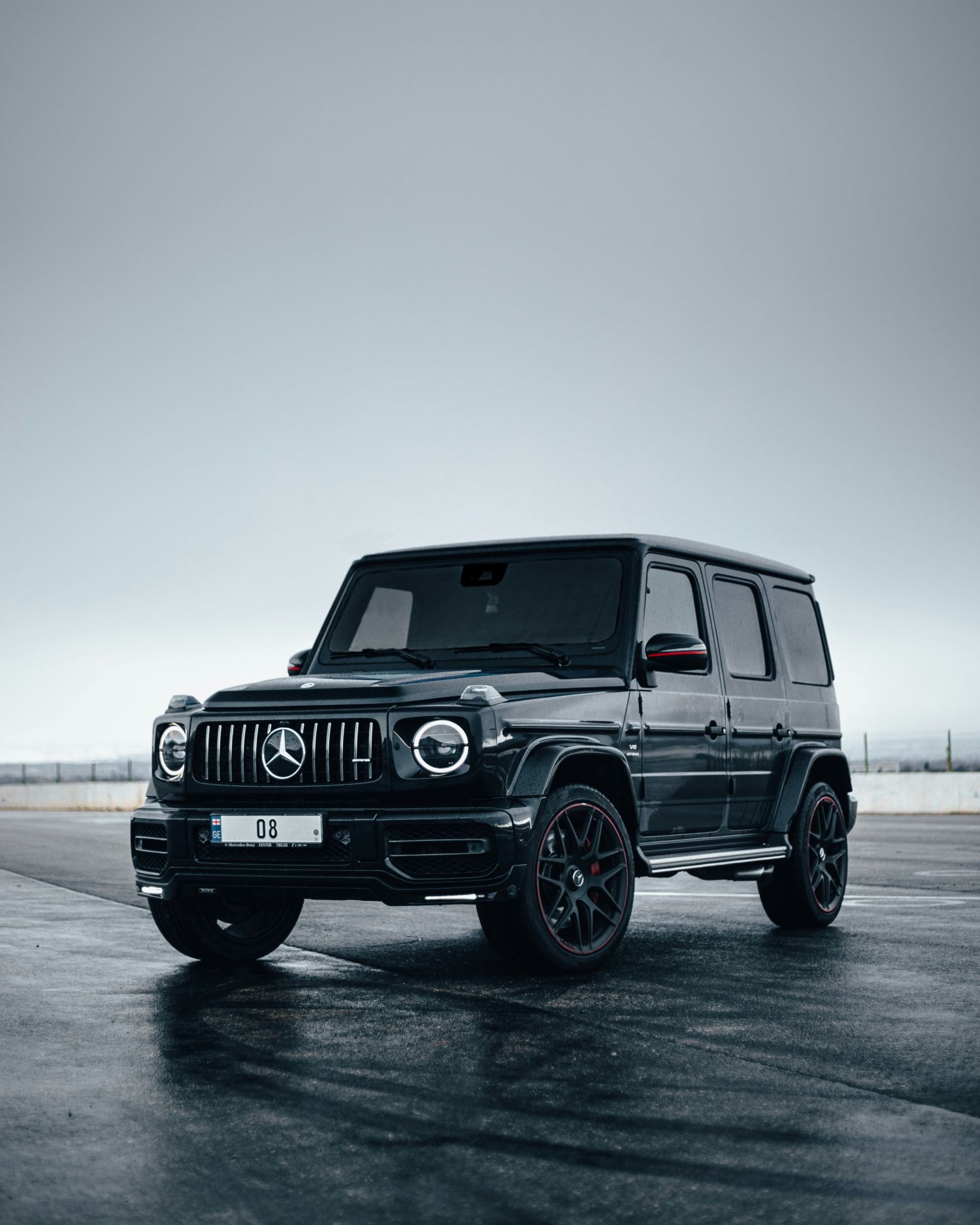 A black Mercedes-AMG G 63 — the Ferholix Concierge fleet